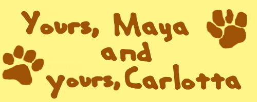 Unterschrift von Maya und Carlotta